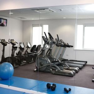 Fitness center available at Leonardo Hotel Derby. 