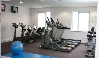 Fitness center available at Leonardo Hotel Derby. 