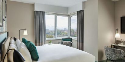 Day use room with natural light at Leonardo Royal Hotel Glasgow.