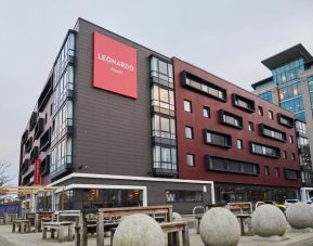 Hotel exterior at Leonardo Hotel Newcastle Quayside.