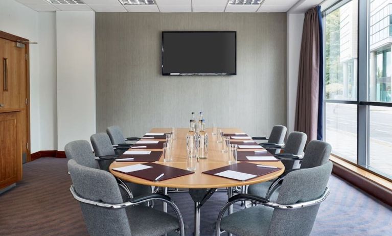 Professional meeting room at Leonardo Hotel Newcastle Quayside.