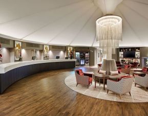 Lobby and coworking lounge at Leonardo Hotel And Conference Venue Hinckley Island.