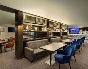 Hotel bar perfect for coworking at Leonardo Hotel And Conference Venue Hinckley Island.