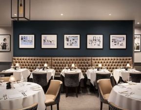 Dining area perfect for coworking at Leonardo Hotel And Conference Venue Hinckley Island.