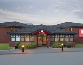 Hotel exterior at Leonardo Inn Aberdeen Airport.
