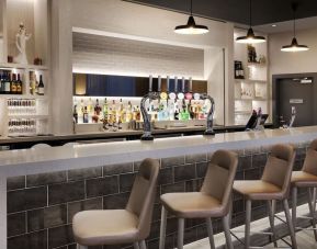 Hotel bar at Leonardo Hotel London Watford.