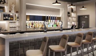 Hotel bar at Leonardo Hotel London Watford.