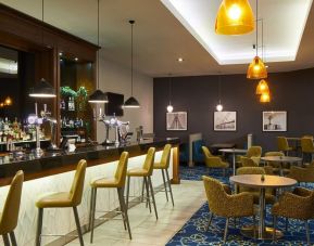 Hotel bar at Leonardo Hotel Middlesbrough.