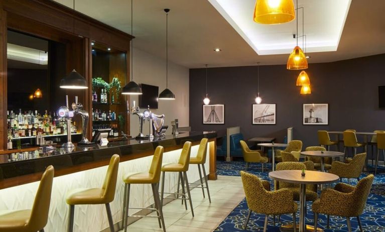 Hotel bar at Leonardo Hotel Middlesbrough.