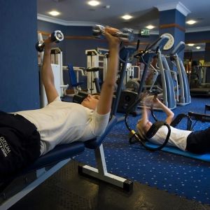 Fitness center at Leonardo Hotel Middlesbrough.