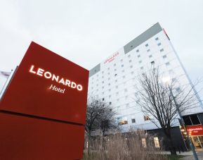 Hotel exterior Cozy dining at Leonardo Hotel Middlesbrough.