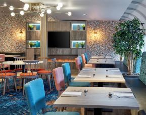 Dining area perfect for coworking at Leonardo Hotel Edinburgh Murrayfield.