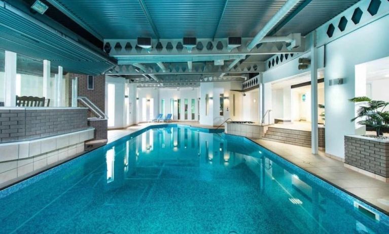 Refreshing indoor pool at Leonardo Hotel Edinburgh Murrayfield.