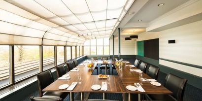 Meeting room with natural light at Leonardo Hotel Edinburgh Murrayfield.