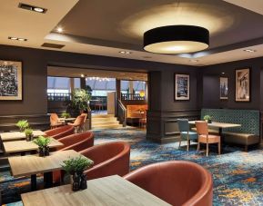 Dining area perfect for coworking at Leonardo Hotel Edinburgh Murrayfield.