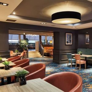 Dining area perfect for coworking at Leonardo Hotel Edinburgh Murrayfield.