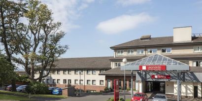 Hotel exterior at Leonardo Hotel Edinburgh Murrayfield.