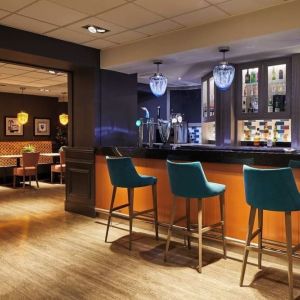 Hotel bar at Leonardo Hotel Edinburgh Murrayfield.