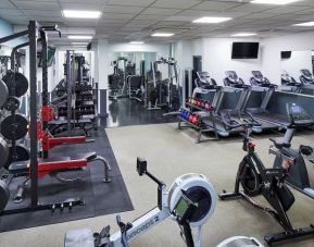 Well equipped fitness center at Leonardo Hotel Edinburgh Murrayfield.