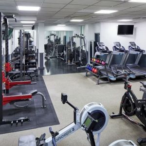 Well equipped fitness center at Leonardo Hotel Edinburgh Murrayfield.