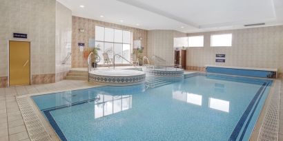 Indoor pool at Leonardo Hotel Inverness.