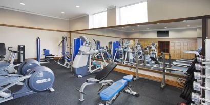 Fitness center at Leonardo Hotel Inverness.