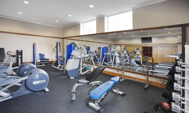 Fitness center at Leonardo Hotel Inverness.