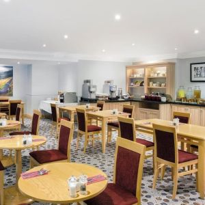 Breakfast area at Leonardo Hotel Inverness.