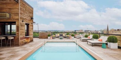 Outdoor pool at Viceroy Washington DC.