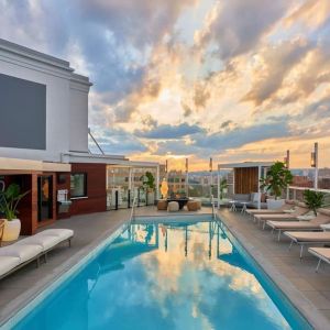 Rooftop pool at Hotel Zena Washington DC.