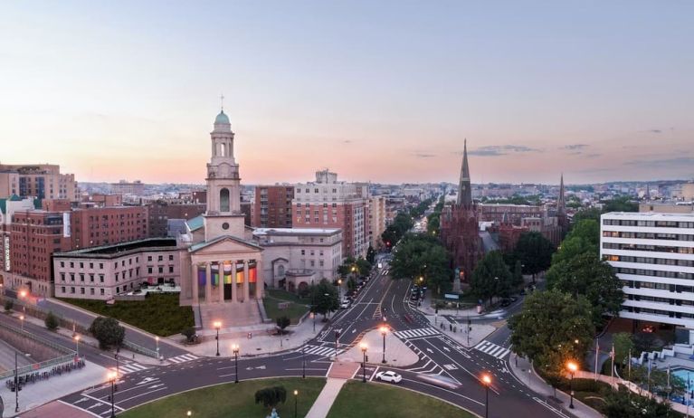 City views at Hotel Zena Washington DC.