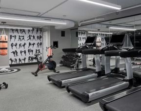 Fitness center at Hotel Zena Washington DC.