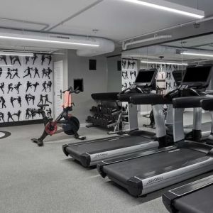 Fitness center at Hotel Zena Washington DC.