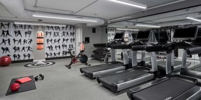 Fitness center at Hotel Zena Washington DC.