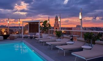 Pool rooftop at Hotel Zena Washington DC.