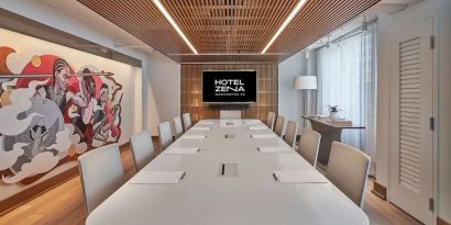 Meeting room at Hotel Zena Washington DC.