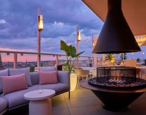 Hotel rooftop at Hotel Zena Washington DC.