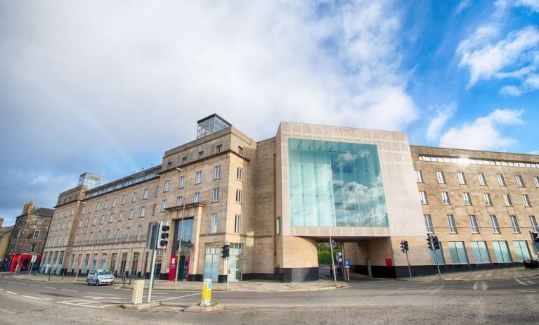 Hotel exterior at Leonardo Royal Hotel Edinburgh Haymarket. 