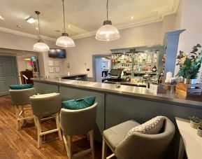 Hotel bar at Leonardo Hotel Edinburgh City.