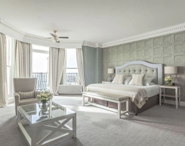 Day use room with open windows and terrace at The Grand Brighton.