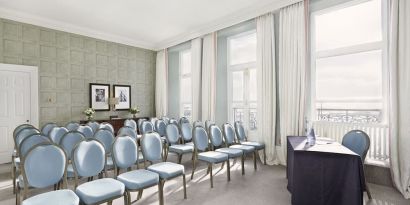 Professional meeting room with natural light at The Grand Brighton.