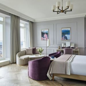 Day use room with open windows, terrace and tub at The Grand Brighton.