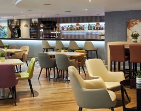 Hotel bar at Leonardo Hotel London Heathrow Airport.