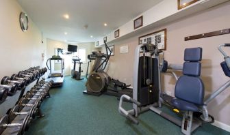 Fitness center available at Leonardo Hotel London Heathrow Airport.