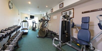 Fitness center available at Leonardo Hotel London Heathrow Airport.