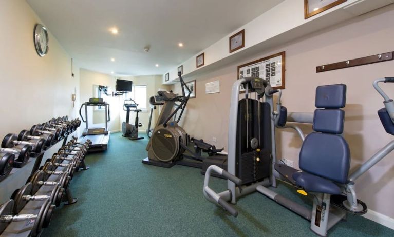 Fitness center available at Leonardo Hotel London Heathrow Airport.