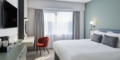 Spacious day use room at Leonardo Hotel Dublin Parnell Street.