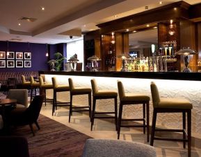 Hotel bar at Leonardo Hotel Dublin Parnell Street.