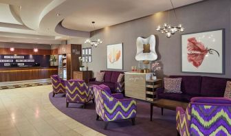 Lounge area at Leonardo Hotel Dublin Parnell Street.