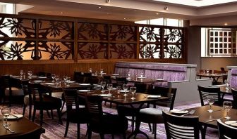 Dining area at Leonardo Hotel Dublin Parnell Street.